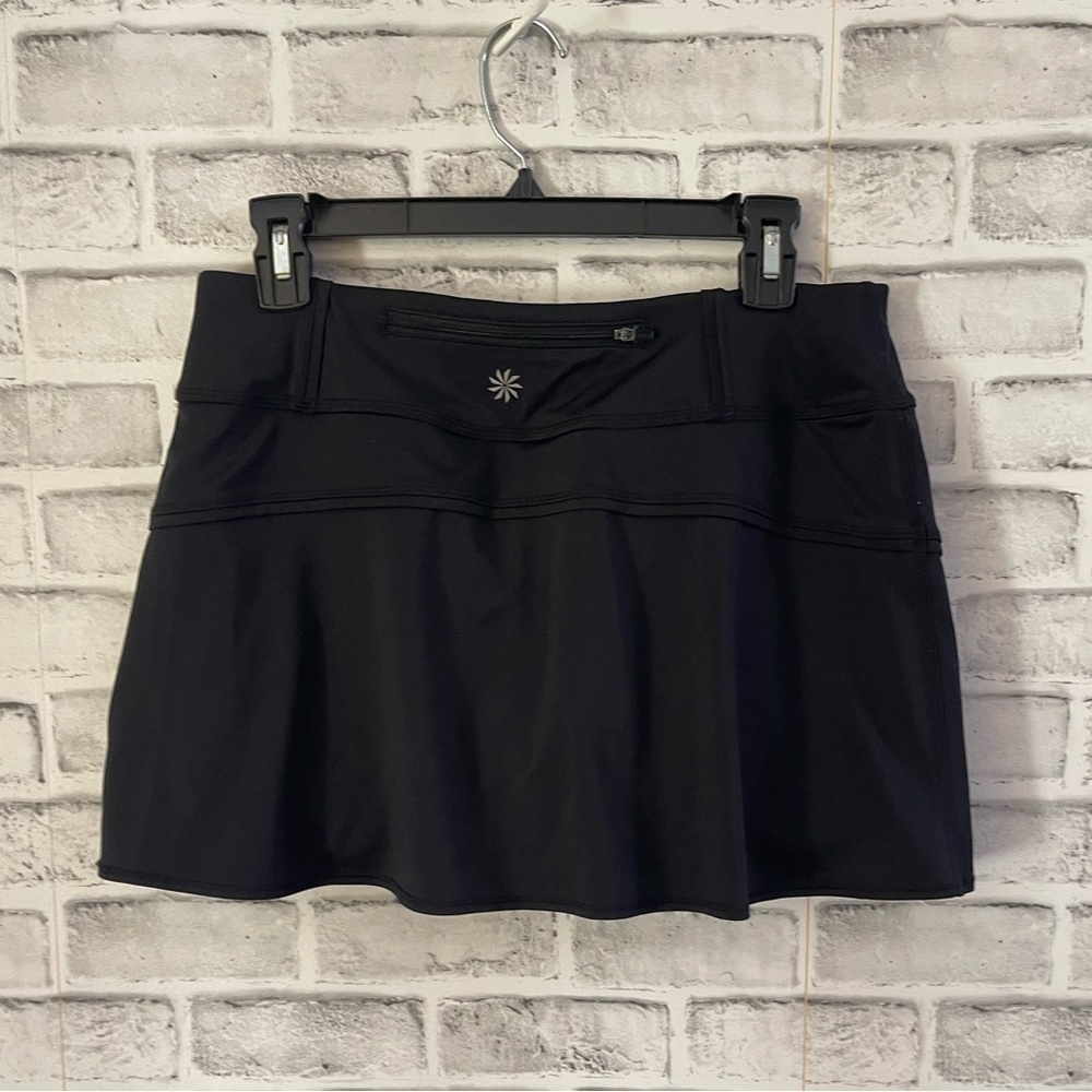 Women’s Athleta Athletic skort, skirt with shorts black, Size Smalll - Picture 2 of 5